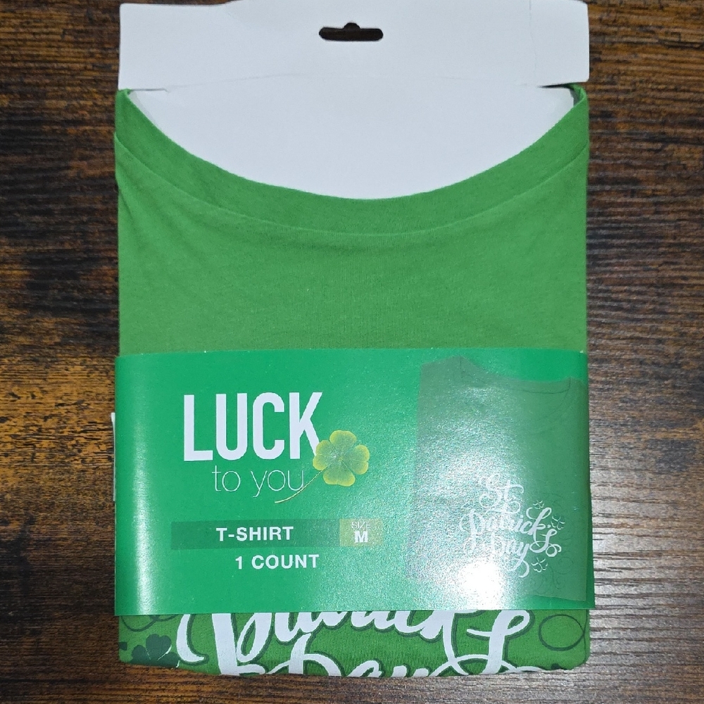 NWT Green St Patricks Day T Shirt Size M